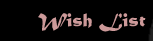 wishlist