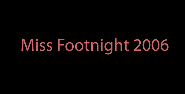 Miss Footnight 2006